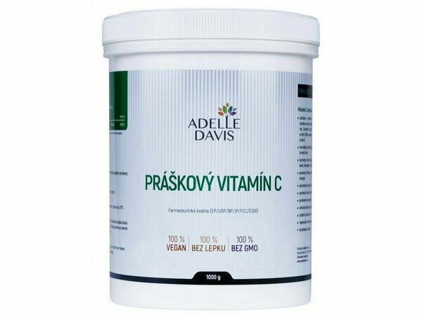 Adelle Davis Vitamín C práškový 1kg porovnat ceny