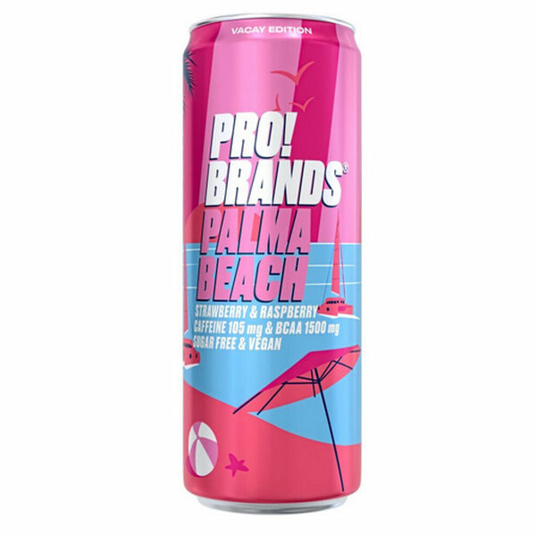 PROBRANDS BCAA drink PALMA BEACH jahoda a malina 330 ml porovnat ceny