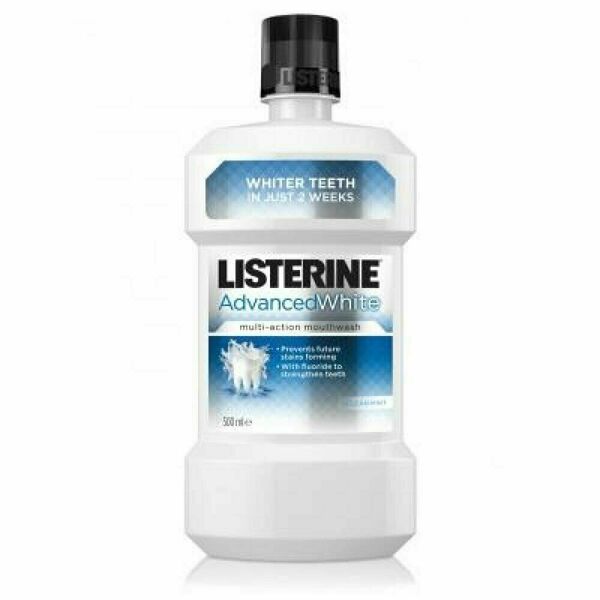 LISTERINE Advanced White ústní voda 500 ml porovnat ceny