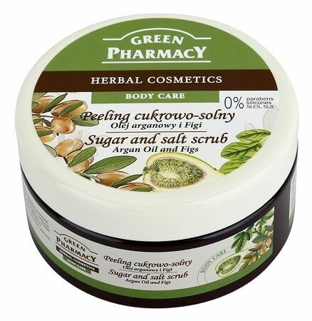 Green Pharmacy  EP Cukrový peeling se solí Argan.olej a Fíky 300ml porovnat ceny