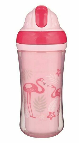 Canpol babies Sportovní láhev se silikonovou slámkou JUNGLE 260ml růžová porovnat ceny
