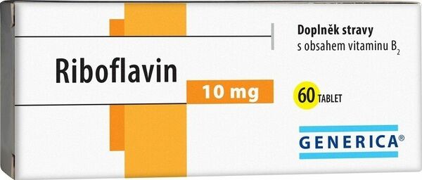 Generica Riboflavin 60 tablet porovnat ceny