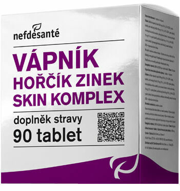 Nefdesanté Vápník Hořčík Zinek Skin komplex 90 tablet porovnat ceny