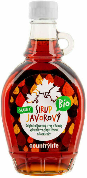 Country Life Sirup javorový Grade C BIO 250ml porovnat ceny