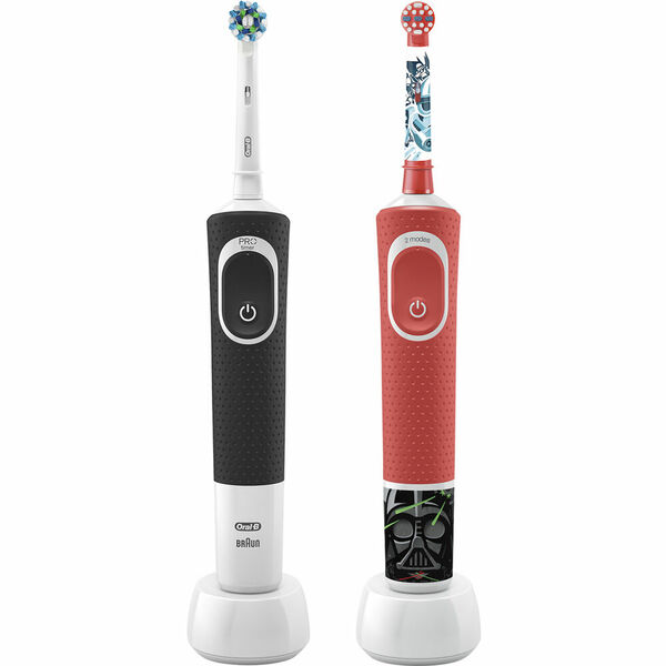 Oral-B Family Pack Vitality D100 Cross Action Black + Vitality Kids D100 Star Wars 2ks porovnat ceny