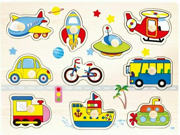 Bino  Dřevěné puzzle doprava 10d. porovnat ceny