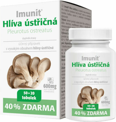 Imunit Hlíva ústřičná 50+20 tobolek porovnat ceny