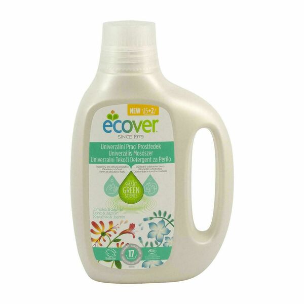 ECOVER Tekutý prací prostředek univerzální Zimolez a jasmín 850ml porovnat ceny