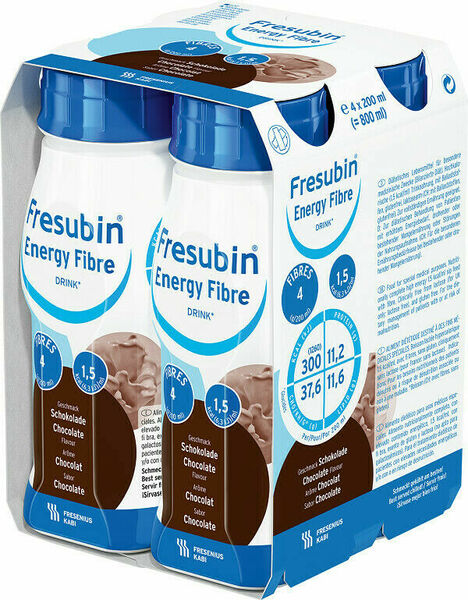 Fresubin energy fibre perorální roztok 4x200ml Čokoláda porovnat ceny