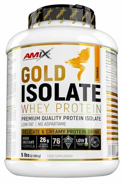 Amix Gold Whey Protein Isolate, Pomeranč 2280g porovnat ceny