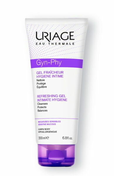 Uriage Gyn-phy Osvěžující mycí gel na intimní hygienu 200 ml porovnat ceny