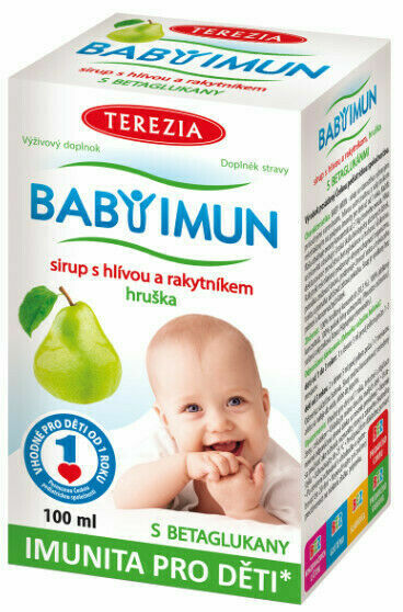 Terezia BABYIMUN sirup s hlívou a rakytníkem hruška 100ml porovnat ceny