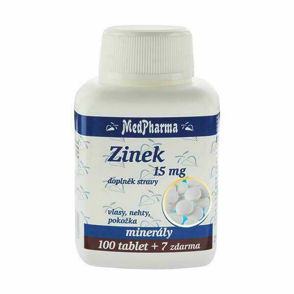 MedPharma Zinek 15mg 107 tablet porovnat ceny