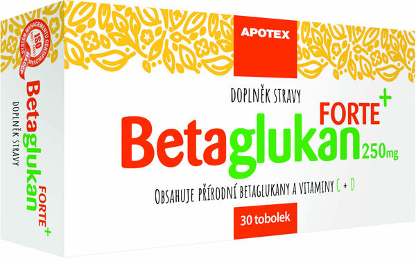 Betaglukan Forte 250mg 30 tobolek porovnat ceny