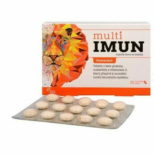 Multiimun tablety 30 pomeranč porovnání ceny