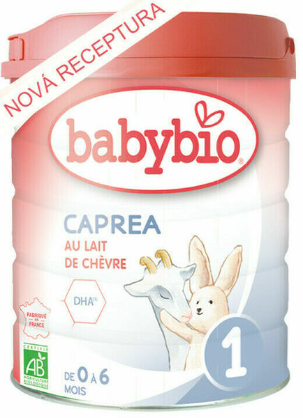 BABYBIO CAPREA 1 plnotučné kozí kojenecké bio mléko 800g porovnat ceny