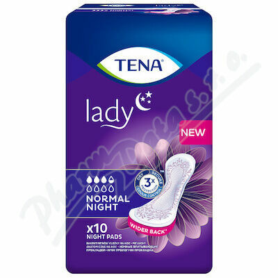 TENA LADY NORMAL NIGHT VLOŽKY ABSORPČNÍ,530ML,10KS porovnat ceny