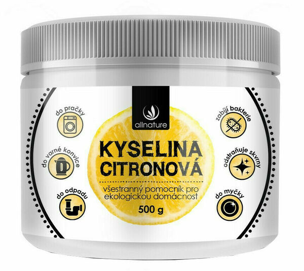Allnature Kyselina citronová 500g porovnat ceny