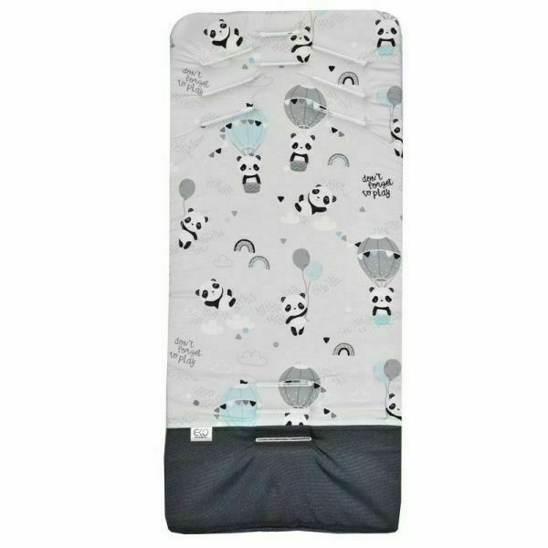 EKO Vložka do kočárku memory Panda Turquoise 80x40cm porovnat ceny