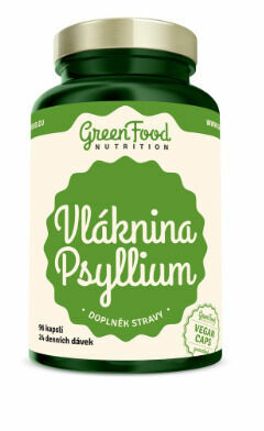 GreenFood Nutrition Vláknina Psylium 96cps porovnat ceny