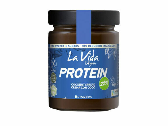 La Vida Vegan Protein Dark & Coconut, protein pomazánka s kokosem a hořkou čokoládou, 270g porovnat ceny