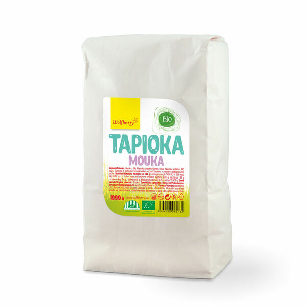 WOLFBERRY Tapioková mouka 1000 g BIO porovnat ceny