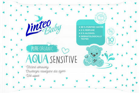 Linteo Baby Aqua Vlhčené ubrousky 10ks porovnat ceny