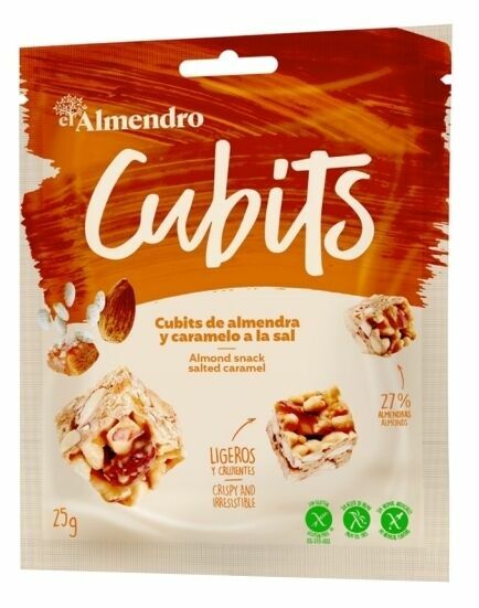 Almendro Cubits mandlové kostky se slaným karamelem 25g porovnat ceny