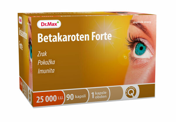 Dr.Max Betakaroten Forte 15 mg 90 kapslí porovnat ceny
