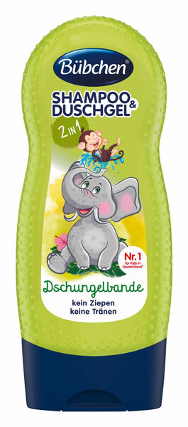 Bübchen Kids Šampon a sprchový gel DŽUNGLE 230 ml porovnat ceny