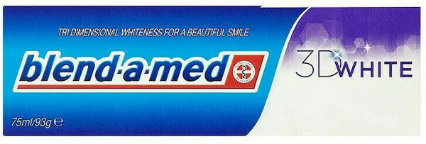 Blend-a-dent  Blend-a-med pasta 3D White 75ml porovnat ceny