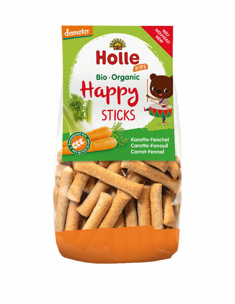 Holle Dětské happy tyčinky mrkev - fenykl porovnat ceny