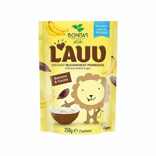 BONITAS  LAUV Pohanková kaše banan + kakao 250g BIO porovnat ceny