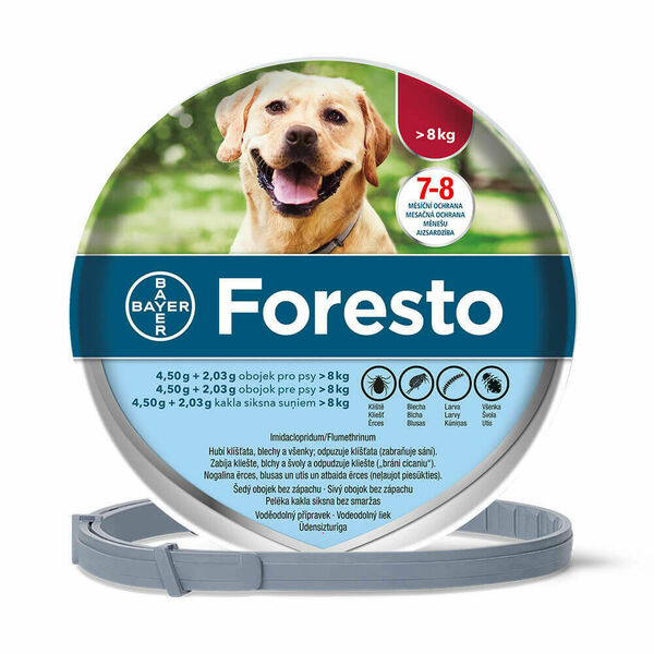 Foresto obojek pro psy nad 8kg 70cm porovnat ceny