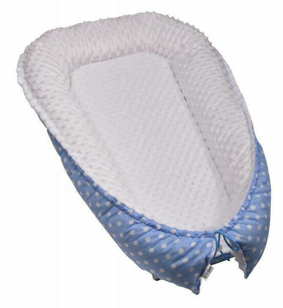 T-tomi  Hnízdečko pro miminko MINKY, blue / dots porovnat ceny