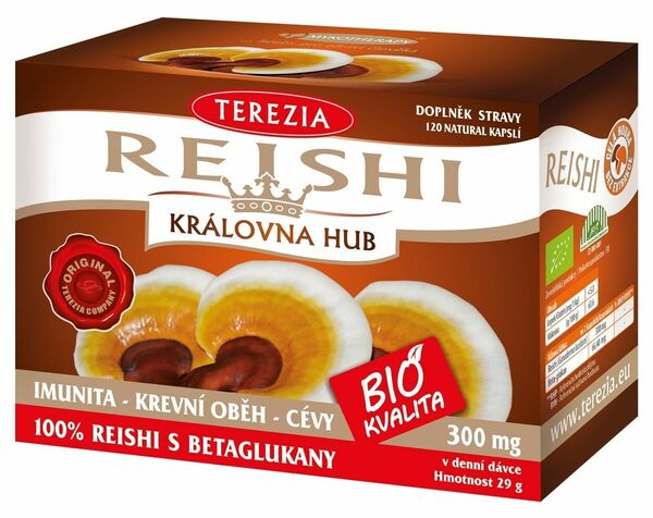 Terezia Reishi BIO 120 kapslí porovnat ceny