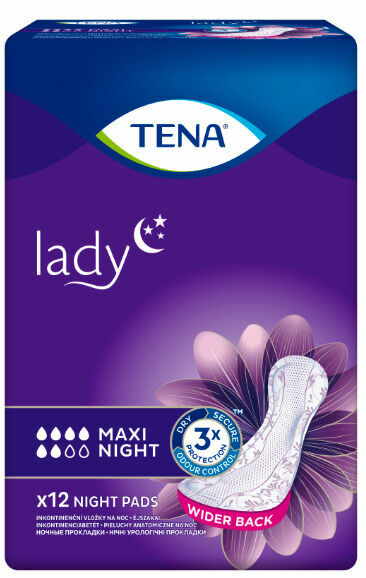 TENA Lady Maxi Night ink.vl.12ks porovnat ceny