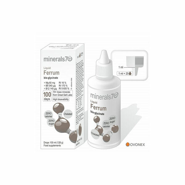 MINERALS70 Liquid Ferrum 50 ml porovnat ceny