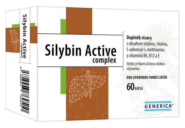 Generica Silybin Active complex 60 kapslí porovnat ceny