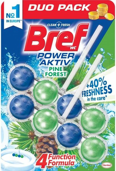 Bref Power Aktiv WC Blok Pine Forest 2x50g porovnat ceny