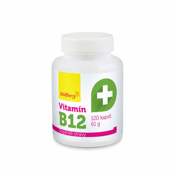 WOLFBERRY Vitamín B12 120 kapslí porovnat ceny