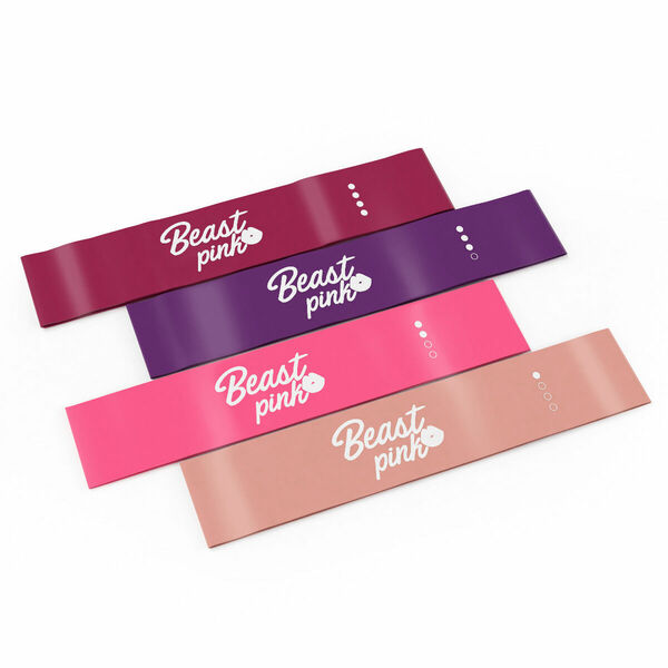 BeastPink Posilovací gumy Resistance Set mix 4ks porovnat ceny