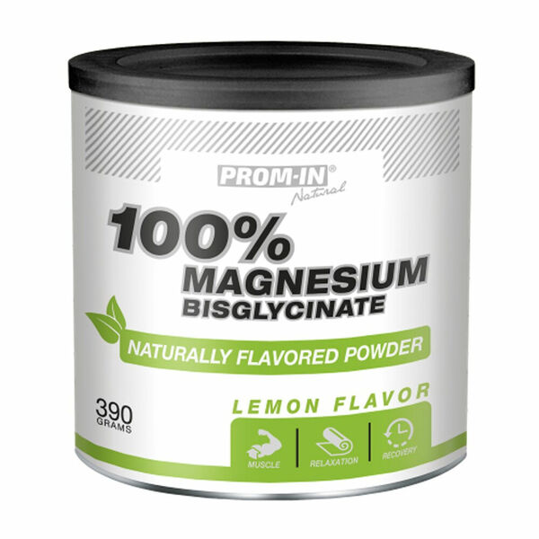 PROM-IN 100% MAGNESIUM BISGLYCINATE 390 g s příchutí citrón porovnat ceny