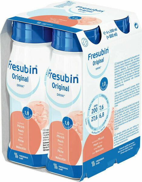 Fresubin original perorální roztok 4x200ml broskvová příchuť porovnat ceny