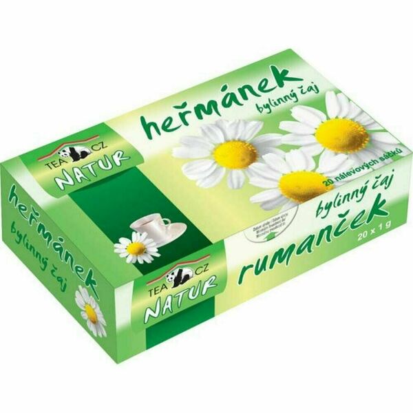 TEACZ Bylinný čaj Heřmánek 20 sáčků porovnat ceny