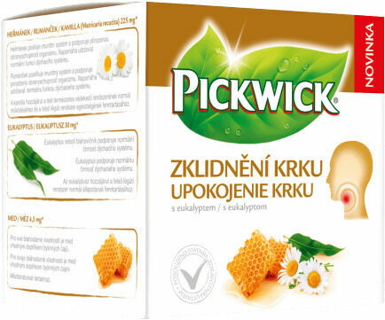 Pickwick čaj Zklidnění krku 10x1,5g porovnat ceny