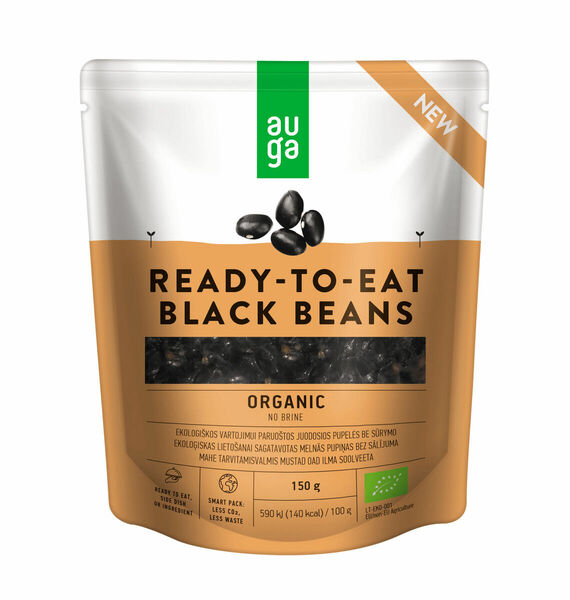 Auga Organic Black Beans, bio černé bio fazole bez nálevové, 150g porovnat ceny