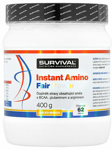 Survival Nutrition Instant Amino Fair Power jablko-mango 400g porovnat ceny