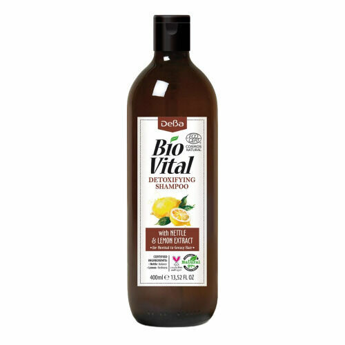 BioVital DeBa Šampon detoxikační s kopřivou 400ml porovnat ceny