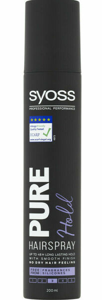 Syoss Pure Hold lak na vlasy 200ml porovnat ceny